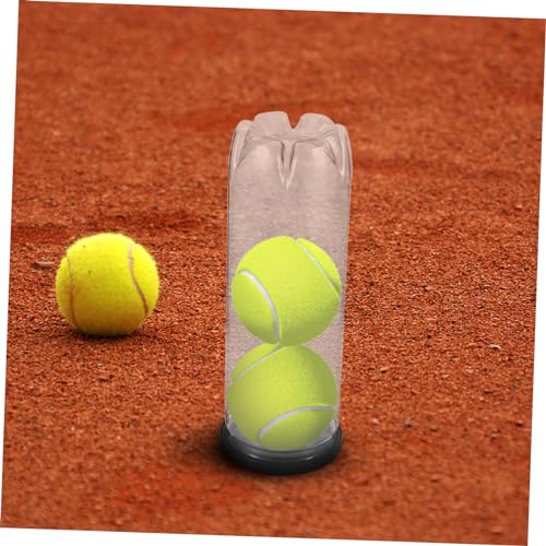 4Pcs Clear PVC Tennis Balls Container Portable Organizer for Balls Storage Durable Holder with Unique Design for Table Tennis Tennis Sports Container for Active