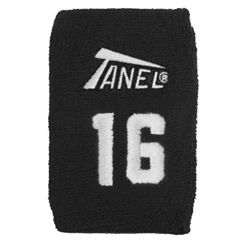Custom Baseball/Softball Wristbands - color: Black, size: #16