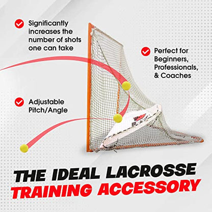 Lax Dog Lacrosse Goal Ball Return/Retriever Insert for Lacrosse Goals by Goal Sports Innovation, A Lacrosse rebounder for Shooting Training Practice