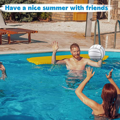 Jerify 12 Inch Inflatable Volleyball Beach Ball Pool Ball Volleyball Party Supplies for Kids Adults Summer Beach Water Swimming Pool Accessories