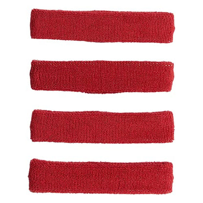 adidas Interval Bicep/Arm Sweat Band for Football, Basketball, Volleyball 3/4" Inch (4 Pack)