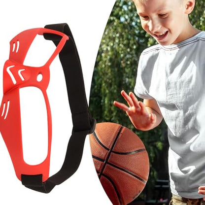 LESSO Basketball Dribbling Goggles Protective Sports Training Glasses for Adults Basketball Players - color: Red