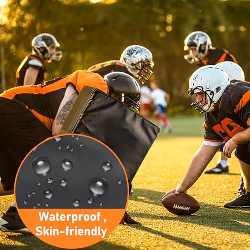 Football Blocking Pad：Multi-Sport Training Equipment with 5 Handles for Football Basketball Hockey Lacrosse & Martial Arts - Tackling Dummy & Kicking Pad