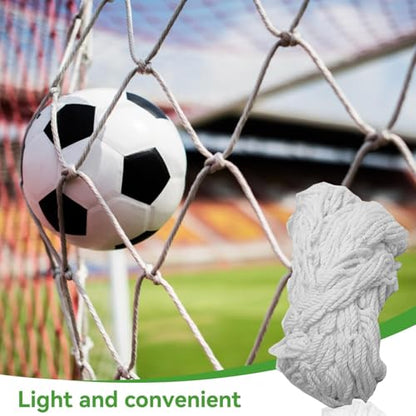 Soccer Net, Replacement Football Net Sports Soccer Goal Post Net Replacement for Sports Match Training - size: 24X8FT