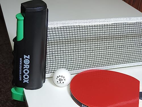 Table Tennis Net | Portable | Retractable | Easy Install Portable Table Tennis Net for Any Table. Easy to Install & Durable