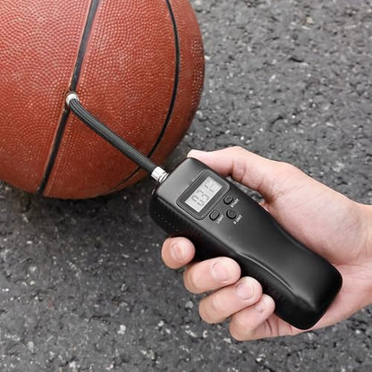 Alomejor Electric Ball Pump ABS Portable Automatic Air Pump 600mAh 15 PSI Fast Ball Inflator for Basketball Football Volleyball Soccer Players Indoor Outdoor Use
