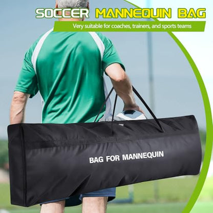 Carrying Bag for Mannequins Soccer Training Sports Equipment Bag Hold 5 Mannequins for Baseball Hockey Coaches Trainers Sports Teams, 74 x 20 x 6 Inches