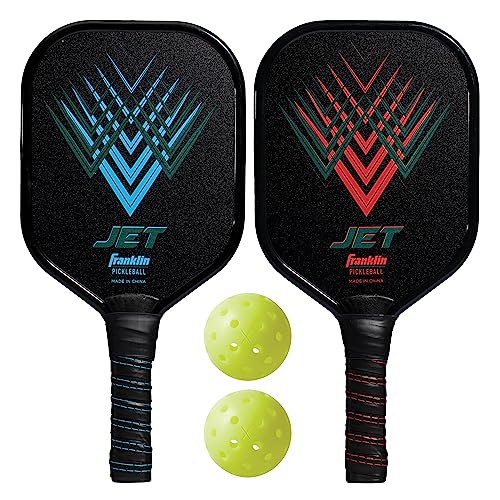 Franklin Sports Beginner Pickleball Sets - 2 + 4 Player Sets - Aluminum Paddles + X-40 Pickleballs - USA Pickleball (USAPA) Approved - style: 2 Player Set