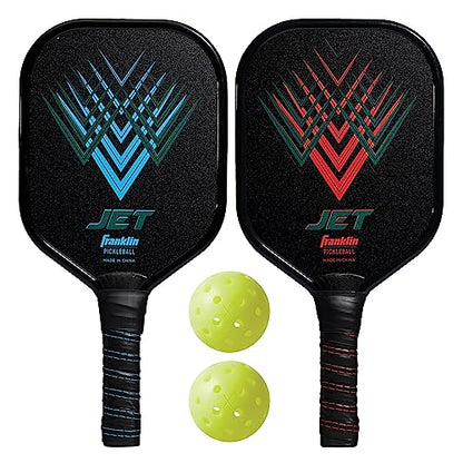 Franklin Sports Beginner Pickleball Sets - 2 + 4 Player Sets - Aluminum Paddles + X-40 Pickleballs - USA Pickleball (USAPA) Approved - style: 2 Player Set