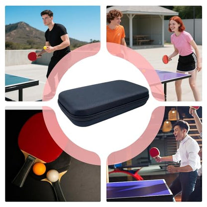 Table Tennis Paddle Storage Bag - Lightweight Dustproof Racket Pocket Case, Ball Holder Organizer, Protective Sports Gear Carry Pouch | Use Scenario For Gym Training Indoor Outdoor Sports Practice