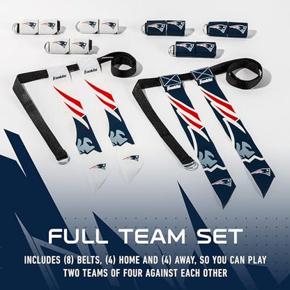 Franklin Sports NFL Team Flag Football Sets - Belts + Flags - Kids + Adults - Fits Up to 36" Waist - NFL Licensed