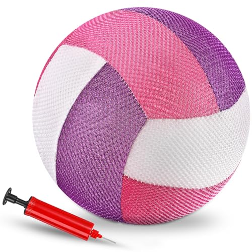 Threan 8.5 Inch Waterproof Pool Volleyball with Grip Technology Water Beach Pool Volleyball for Adults Outdoor and Indoor Activities
