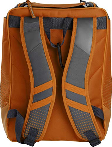 Rawlings | FRANCHISE Backpack Equipment Bag | Baseball/Softball | Rec/Travel | Multiple Styles - color: Orange/Black