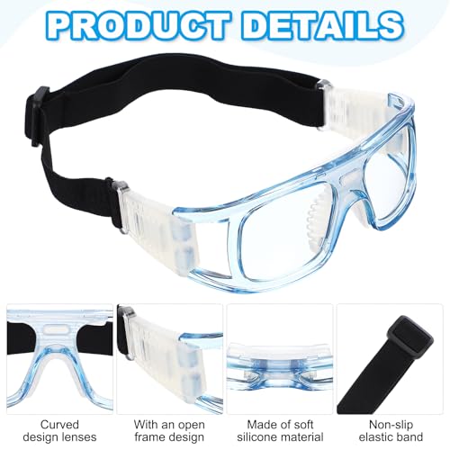 PATIKIL Adjustable Professional Sports Goggles, Unisex Safety Glasses Outdoor Sports Protective Eyewear