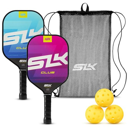 Selkirk Sport SLK Club Pickleball Paddle Bundle | Graphite & Fiberglass Pickleball Paddles with SX3 Honeycomb Core