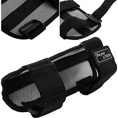 Yosoo Health Gear Elbow Trainer, Swing Training Aids, Left Arm Straight Training Aid, Elbow Brace Corrector, Straight Arm Elbow Training Aid with Sound Notifications for Beginners