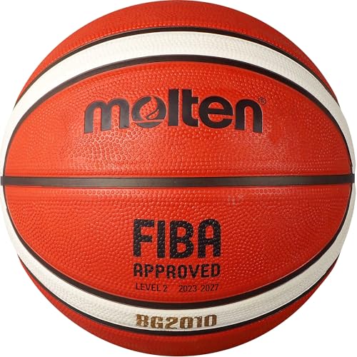 Molten Basketball BG2010, Size 6, 1 Item, Orange/Ivory