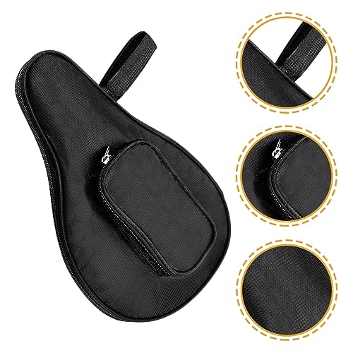 KICHOUSE Tennis Racket Bags Table Tennis Paddle Case Bat Organizing Bag Fixed Storage Case