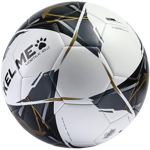 KELME Soccer Ball Sizes 4, 5 - Practice and Match Ball for Adults, Wear-Resistant Lightweight Design for Training and Games