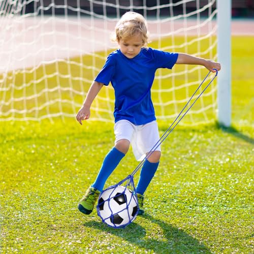 PATIKIL Solo Football Kick Net, Football Return Throw Training Net Soccer Training Aid Control Skills for Youth Adult Kicking Practice