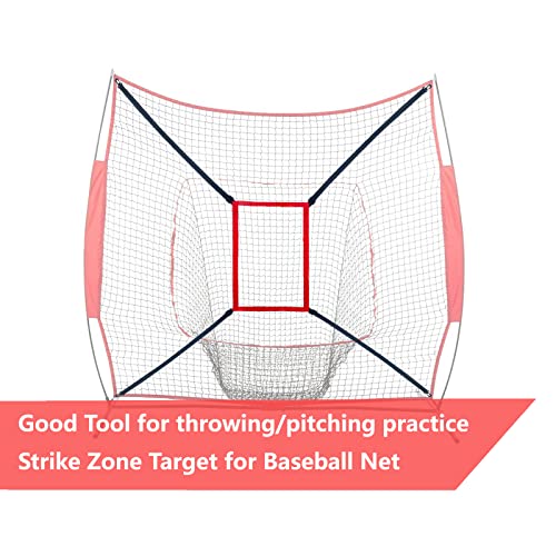 Strike Zone Target for Baseball Softball net, Throwing Pitching Hitting Batting Catching Practice Target, Pitcher Accuracy Training Aids
