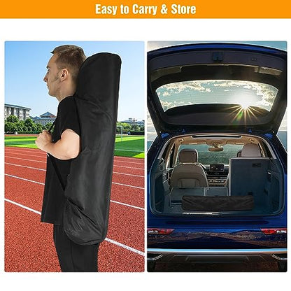 Portable Tennis Ball Hopper Holds 180 Balls, Tennis Ball Basket Cart with 4 Wheels & Brakes, Detachable Oxford Fabric Bag for Tennis and Pickleball Training, Black - color: Silver Aluminum