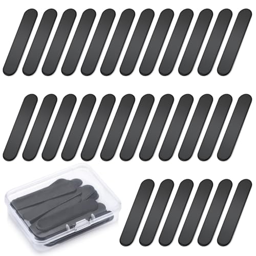 30PCS Lead Tapes, 3g High Adhesive Lead Tape for Pickleballs,Tennis, Golf Clubs, Adjust The Paddle Weighted Lead Tape and Add Swing Weight - color: Black