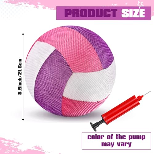 Threan 8.5 Inch Waterproof Pool Volleyball with Grip Technology Water Beach Pool Volleyball for Adults Outdoor and Indoor Activities