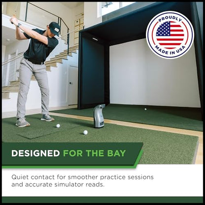 The Indoor Golf Shop SIGPRO Hitting Strips - Professional-Grade, Replaceable Golf Hitting Mat - Realistic Hitting Surface - Replaceable with SIGPRO - Joint-Friendly