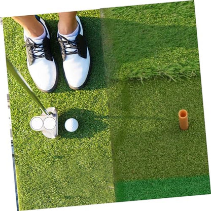 Portable Golf Practice Grass Mat Golf Swing Pad Driving Turf Training Aid - 30x60cm