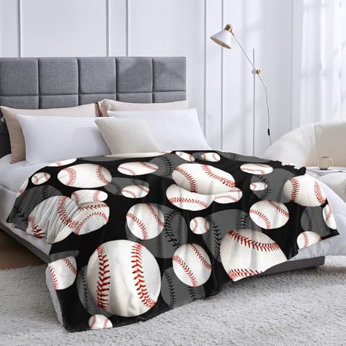Baseball Blanket Baseball Gifts for Boys Sport Baseball Throw Blanket Baseball Bedding Baseball Stuff Room Decor 50"x40"