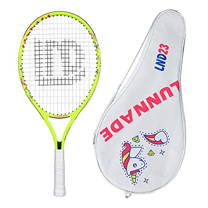 Tennis Racket for Kids Junior, 19/21/23/25 Inch Youth Tennis Racquet with Cover, Suitable for Beginner Boys and Girls Age 3-12