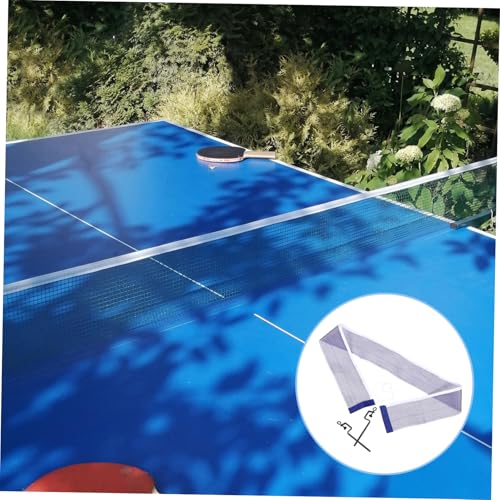 Abaodam Portable Table Tennis Net Mesh Net and Post Kit for Outdoor Training Durable Easy Setup for Adults for Competition