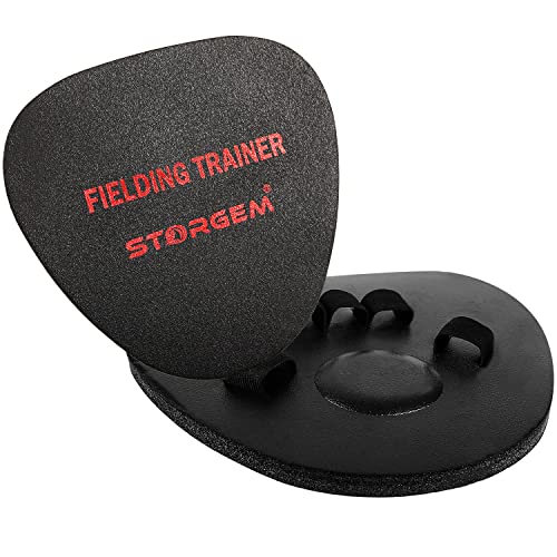 Storgem Softhands Baseball Fielding Trainer,Two-Hands Foam Mitts - style: 2 Packs