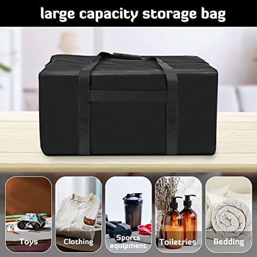 24inch Sports Duffel Travel Bag, 56L Duffel Tote Bag with Upgrade Zipper, Water Resistant & Foldable Equipment Storage Bag for Camping Tent Tripod Fishing - size: 24x12x12 inch