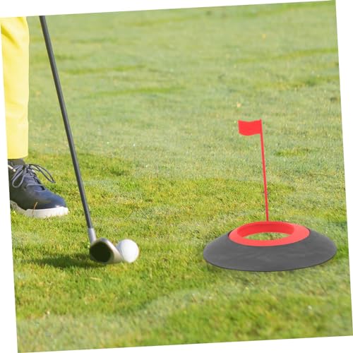 INOOMP Golf Practice Tool TPU Putting Cup Indoor Golfing Aid for Golfer Compact Swing Training Aid for Men's Golfing Cup Hole