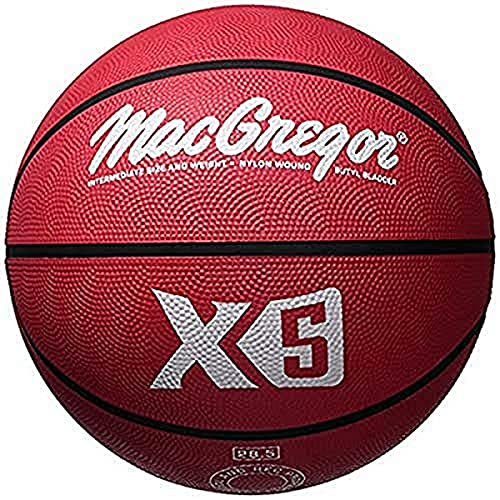 MacGregor Multicolor Basketball - color: Red, size: Intermediate Size (28.5")