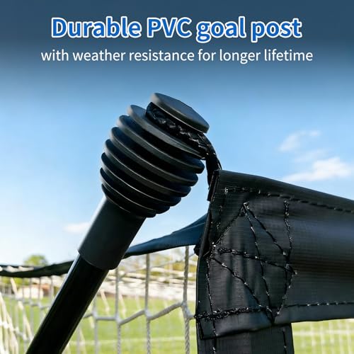 Soccer Goal, Soccer Net Easy Setup, Backyard Portable Net Collapsible Metal Base for Youth Adults,Ground Stakes Included - Multiple Sizes - size: 12/6FT