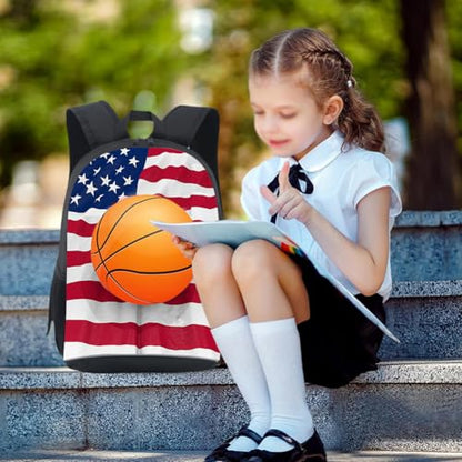 CAIWEI American Football Backpack School Bag (basketball 1) - color: Basketball 1, size: 17.2*11.7*5.5 Inch