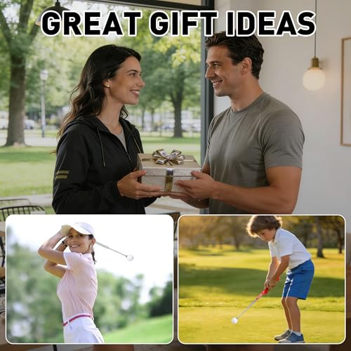 Retractable Golf Swing Trainer-Portable Indoor/Outdoor Swing Plane Aid for Muscle Memory,Tempo & Anti-Slice Training,Adjustable Golf Practice Tool for All Skill Levels.