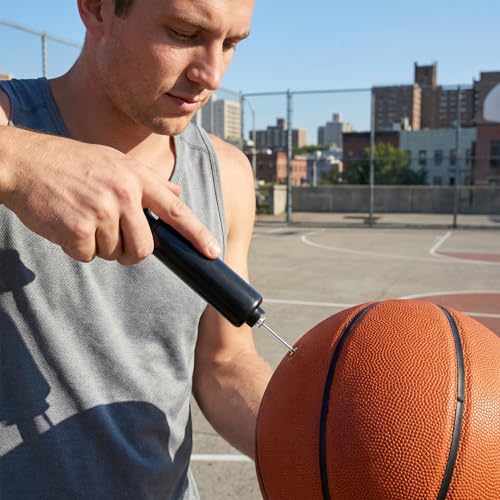 PAGOW 8pcs Air Pump Needles for Balls, Heavy Duty Stainless Steel Ball Pump Needle, Ball Pin Inflation Needles for Sports Balls Basketball Bike - Silver