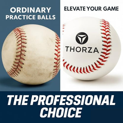 Thorza Weighted Baseballs for Throwing - Training Balls to Help Increase Pitch Velocity - size: Set of 2