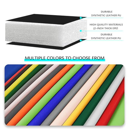 60"/72" High Gym Wall Padding 2"/4" Thick Foam Basketball Court Wall Mount Protector for Garage Taekwondo Babyroom - Durable Waterproof Anti-Cushion