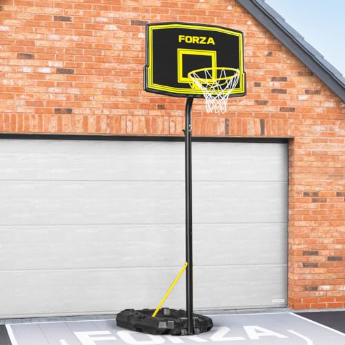 FORZA Adjustable Basketball Hoop and Stand System | Portable & Height-Adjustable for Indoor or Outdoor Use [4 Styles] - size: Post, Basketball, Pump & Returner, style: JS220 | Junior