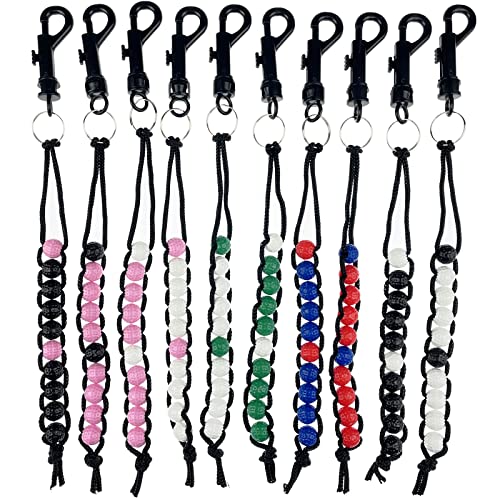 10 Pack Golf Bead Counter Golf Stroke Counter with Clip