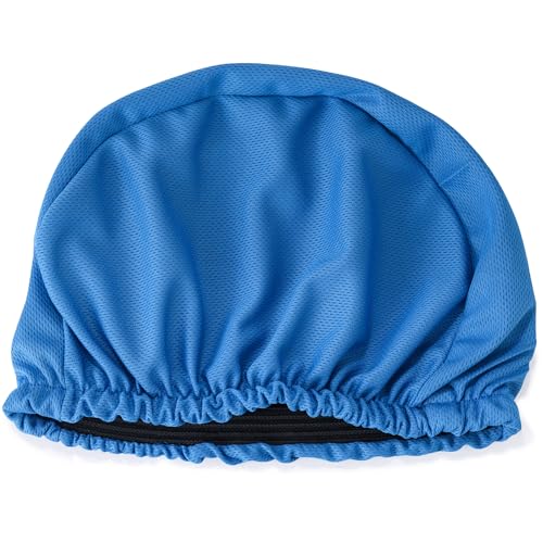 Football Helmet Covers Scrimmage Caps-Perfect for Football, Hockey, and Lacrosse Practice Sessions.The Fabric is Elastic& Bright Colors for Team Identification - color: Blue-12pcs