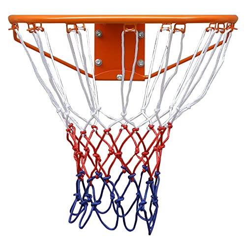 Basketball Folding Hoop, Indoor/Outdoor Hanging Basketball Net, All-Weather Net, Wall Hanging 18"