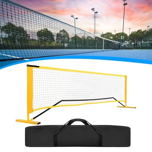 Pickleball Net Portable Pickleball Net System Practice Net Training Net Driveway Backyard Tournament Beach Lawn Polyester Oxford Cloth Construction