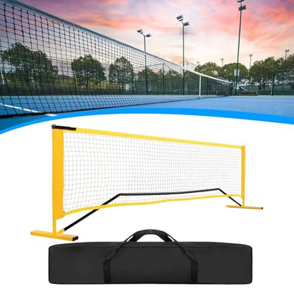 Pickleball Net Portable Pickleball Net System Practice Net Training Net Driveway Backyard Tournament Beach Lawn Polyester Oxford Cloth Construction