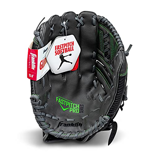 Franklin Sports Girls Softball Glove-Women's Windmill Fastpitch+Slowpitch Softball Glove-Right and Left Hand-Adult - color: Lime, size: 12"